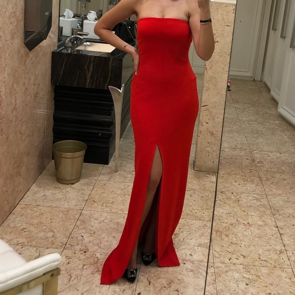 Solace London Strapless Dress - Picture 2 of 4